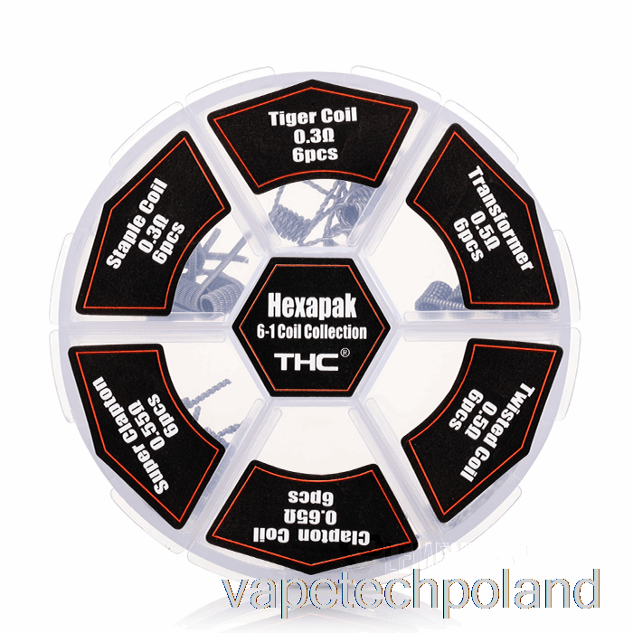 Vape Polska Thunderhead Creations Hexapack Kolekcja Cewek 6 W 1 Opakowanie 6 W 1